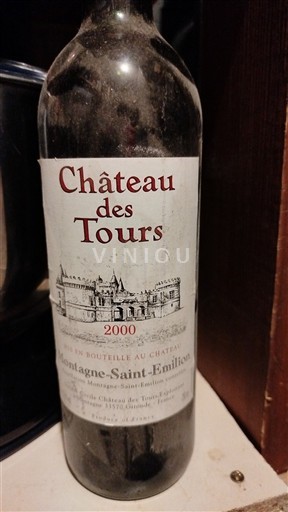 Bordeaux Montagne-Saint-Émilion Château S Tours 2000