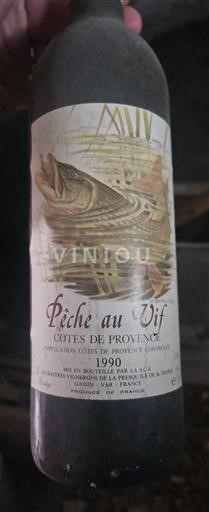 Provence Côtes-de-Provence Les Maîtres Vignerons de la Presqu'île de Saint-Tropez Pêche au Vif 1990