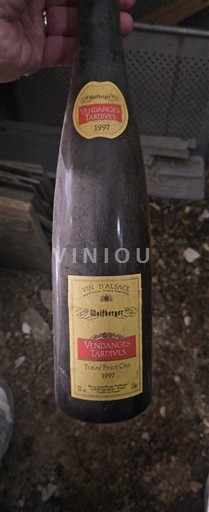 Alsacia No especificado Vendanges Tardives Wolfberger Tokay Pinot Gris Vendanges Tardives 1997