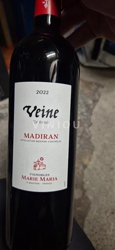 Sudoeste Madiran Vignobles Marie Maria Veine 2022