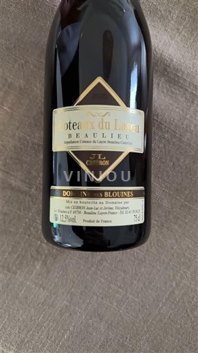 Loire Valley Coteaux du Layon Domaine S Blouines Beaulieu 2020