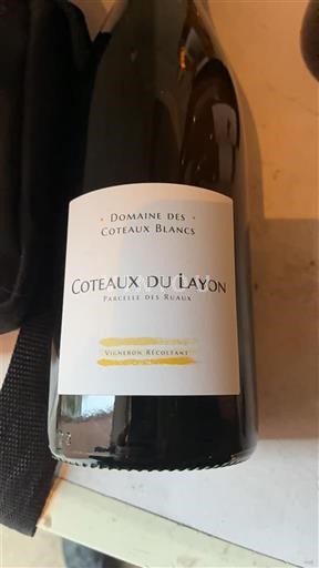 Valle del Loira Coteaux-du-Layon Domaine S Coteaux Blancs Parcelle des Ruaux 2024
