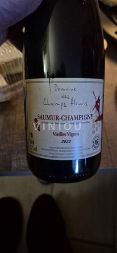 Vallée de la Loire Saumur-champigny Domaine S Champs Fleuris Vieilles Vignes 2022