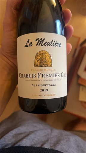 Bourgondië Chablis Premier Cru La Meulière Les Fourneaux 2019