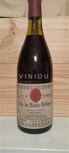 Bourgogne Côte de nuits villages Jourdan Guillemer Non Millésimé