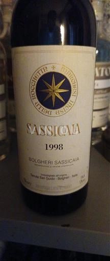 Тоскана Не вказано Tenuta San Guido Sassicaia 1998