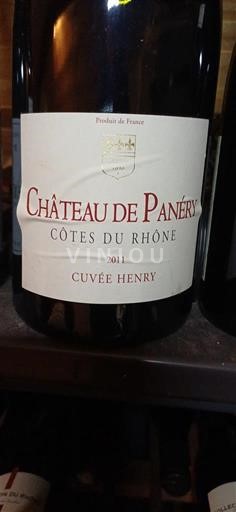 Rhône Valley Côtes-du-Rhône Château Panéry Henry 2011
