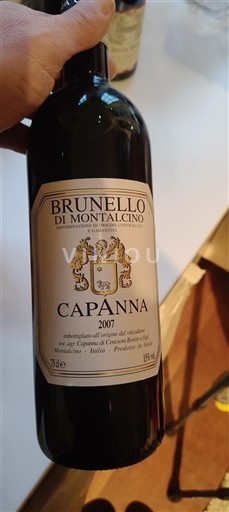 Toscane Brunello di Montalcino Capanna 2007