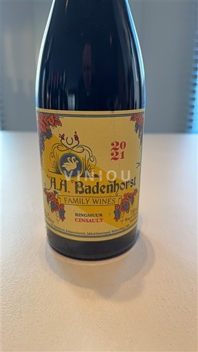 Région côtière Swartland A.A. Badenhorst Ringsuur Cinsault 2021