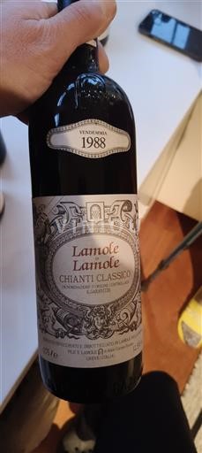 Toscane Chianti Classico Lamole di Lamole 1988