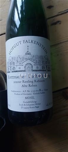 Moselle Mosel Hofgut Falkenstein Krettnacher Euchariusberg Alte Reben Riesling Kabinett 2020