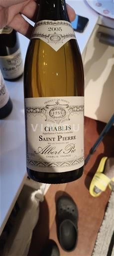 Borgogna Chablis Albert Pic Saint Pierre 2005
