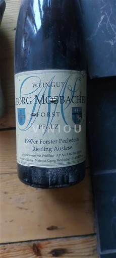 Pfalz Weingut Georg Mosbacher Forster Pechstein Riesling Auslese 1997