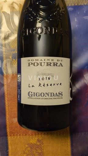 Rhône Valley Gigondas Domaine Pourra La Réserve 2018