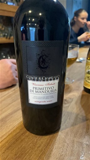 Apulien Primitivo di Manduria Conte di Campiano Vincenzo Tinelli 2023