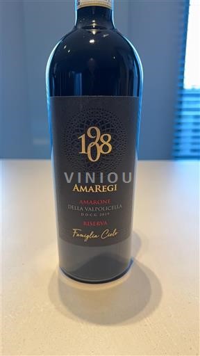 Венето Амароне делла Вальполічелла Amaregi 1988 Famiglia Cielo Riserva 2019