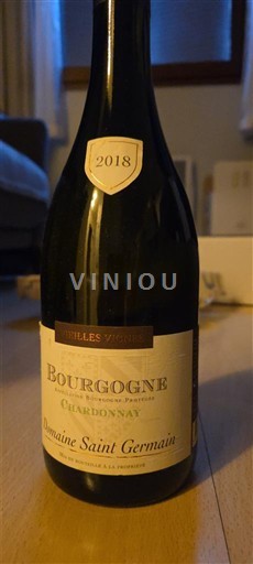 Borgogna Borgogna Chardonnay Domaine Saint Germain Vieilles Vignes 2018