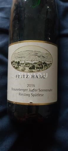 Moselle Mosel Fritz Haag Brauneberger Juffer Sonnenuhr 2015