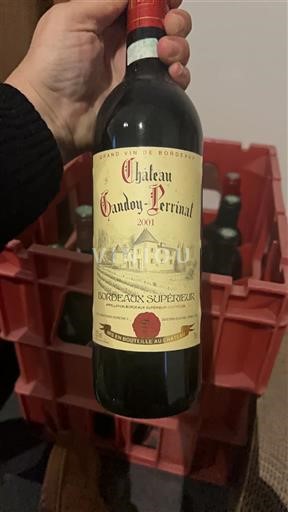 Bordeaux Bordeaux superiore Château Gandoy-Perrinat 2001