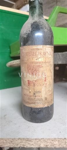 Sydväst Cahors Château Ravanal 1989