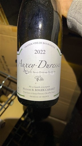 Borgogna Auxey-Duresses Madame B. Roger-Cabaret 2022