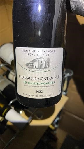 Burgundija Chassagne-Montrachet Domaine Alexandre Père et Fils Les Plantes Momières 2022