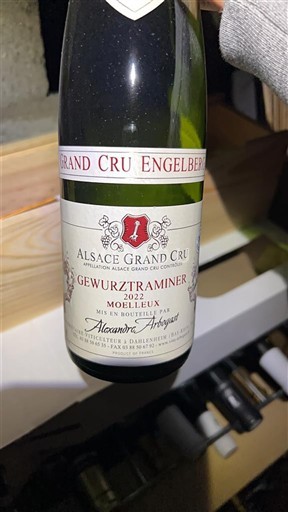 Alsacia No especificado Grand Cru Alexandre Arbogast 2022