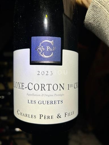Borgogna Aloxe-Corton Premier Cru Charles Père & Fille Les Guerets 2023