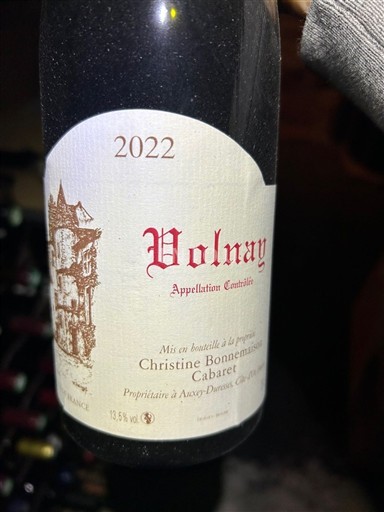 Bourgondië Volnay Christine Bonnenfant Cabaret 2022