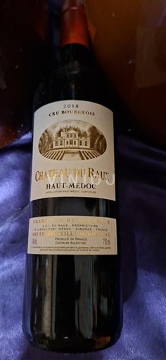 Bordeaux Haut-Médoc Château Raux 2018
