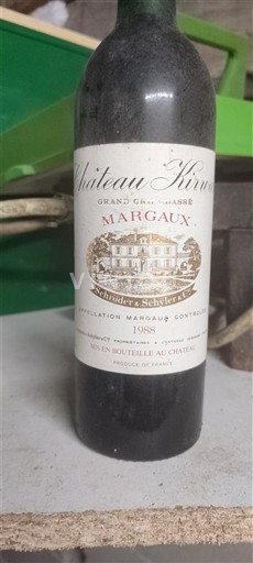 Bordeaux Margaux Grand Cru Château Kirwan 1988