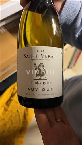 Borgogna Saint-Véran Auvigue La Côte Rôtie 2022