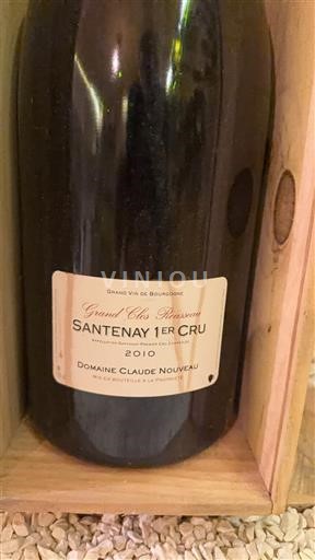 Borgogna Santenay Premier Cru Domaine Claude Nouveau Grand Clos Rousseau 2010