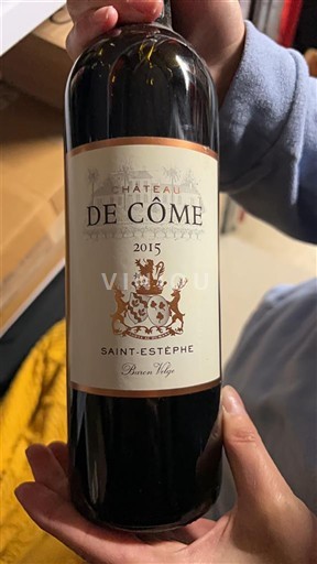 Bordeaux Saint-Estèphe Château Côme 2015