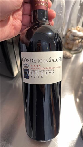 La Rioja Rioja Conde de la Salceda Reserva 2018