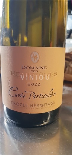 Thung lũng Rhône Crozes-hermitage Domaine S Remizières Particulière 2022