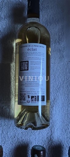 Languedoc Muscat-de-mireval Domaine La Rencontre éclat 2022