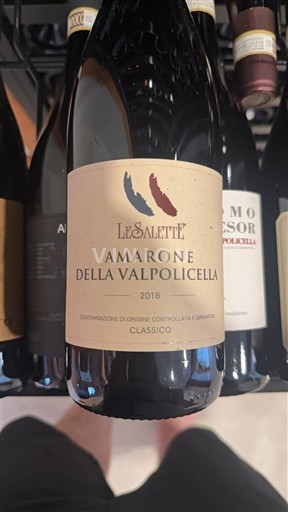 Vêneto Amarone della Valpolicella Le Salette 2018