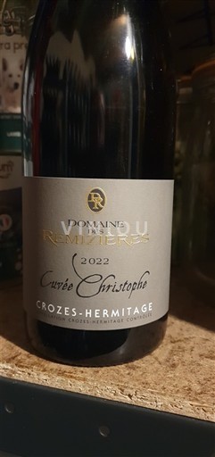 Thung lũng Rhône Crozes-hermitage Domaine S Remizières Christophe 2022