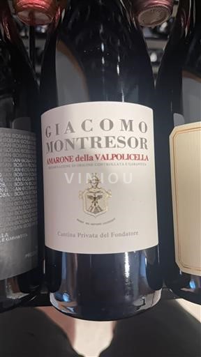 Vêneto Amarone della Valpolicella Giacomo Montresor Cantina Privata del Fondatore 2020