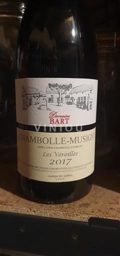 Burgundy Chambolle-Musigny Domaine Bart Les Veroilles 2017