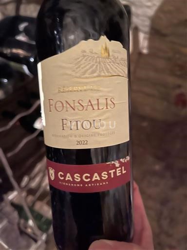 Languedoc Fitou Cascatel Fonsalis Réserve 2022