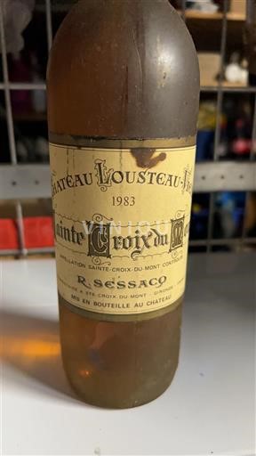 Bordeaux Sainte-Croix-Du-Mont Château Lousteau Vieil 1983