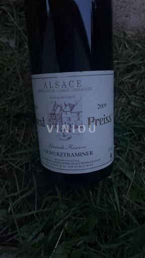 Alsace Ernest Preiss Réserve 2009