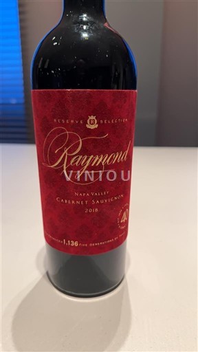 Kaliforniska AVA Napa Valley Raymond Reserve Selection 2018