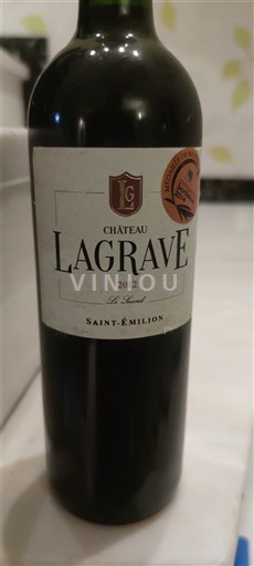 Bordeaux Saint-Émilion Château Lagrave Le Sarment 2012