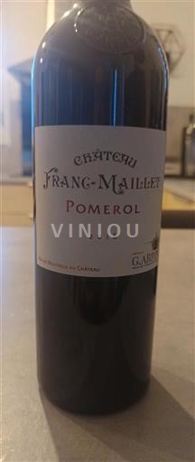 Bordeaux Pomerol Château Frang-Maillet 2018