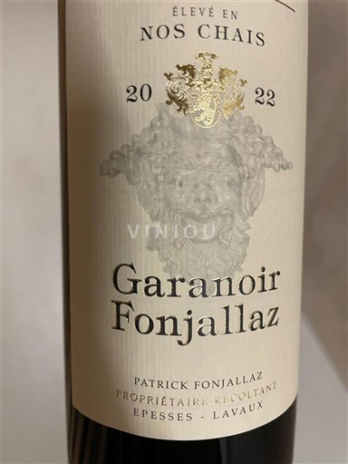 Vaud Lavaux AOC Patrick Fonjallaz Garanoir 2022