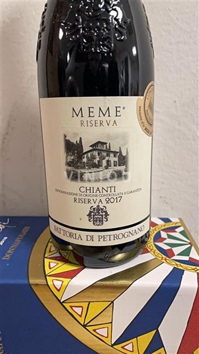 Toscana Chianti Fattoria di Petrognano Meme Riserva 2017