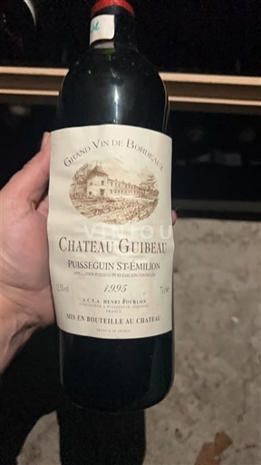 Bordeaux Puisseguin-Saint-Émilion Château Guibeau 1995